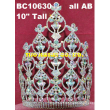 elegant fashion tiara wedding big crystal tiara